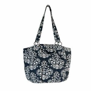 Vera Bradley Black and White Floral Tote